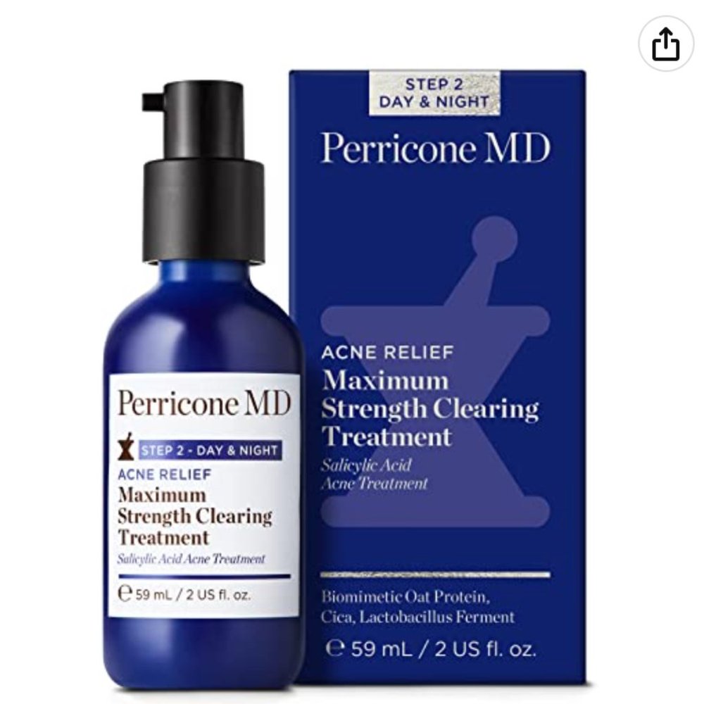 Perricone MD Acne Relief Maximum Strength Clearing Treatment 2 fl. oz. BRAND NEW